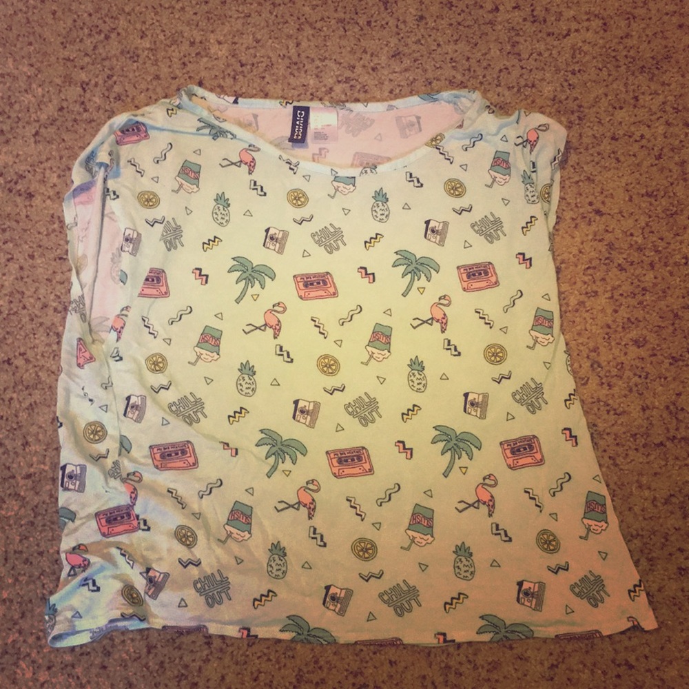 Teal shirt